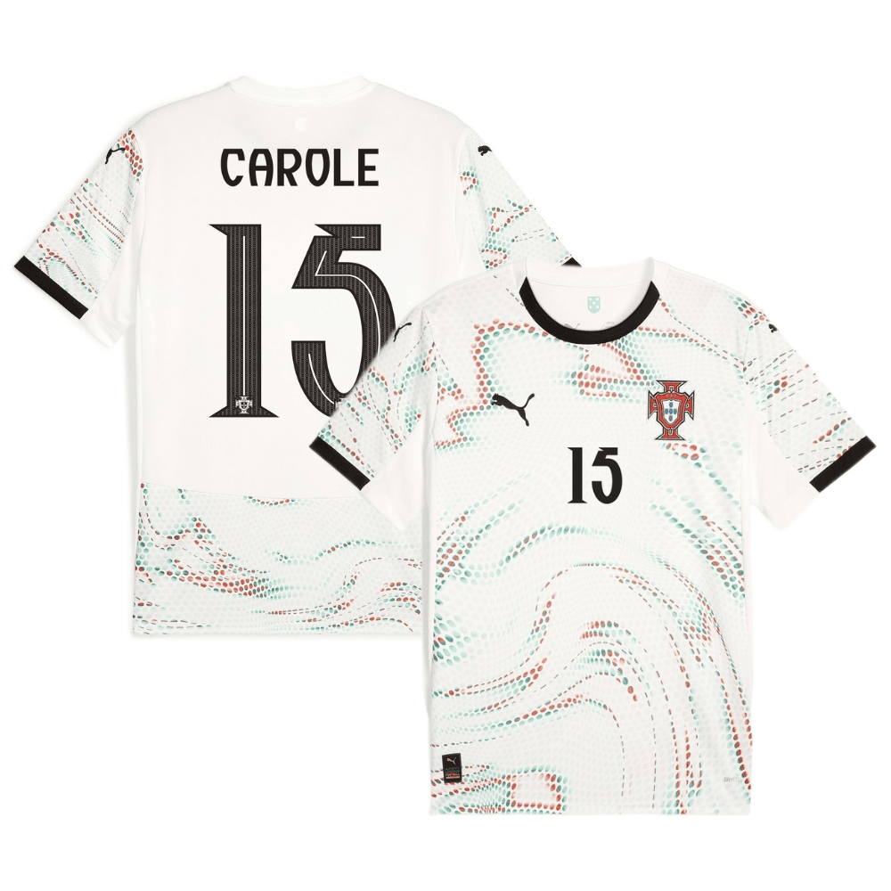 Carole Costa 15 Portugal Women's National Team 2025/26 Away Men Jersey - White