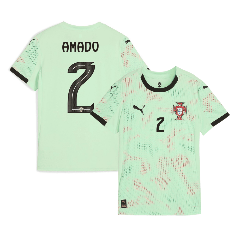 Catarina Amado 2 Portugal Women's National Team 2025/26 Away Men Jersey - Green