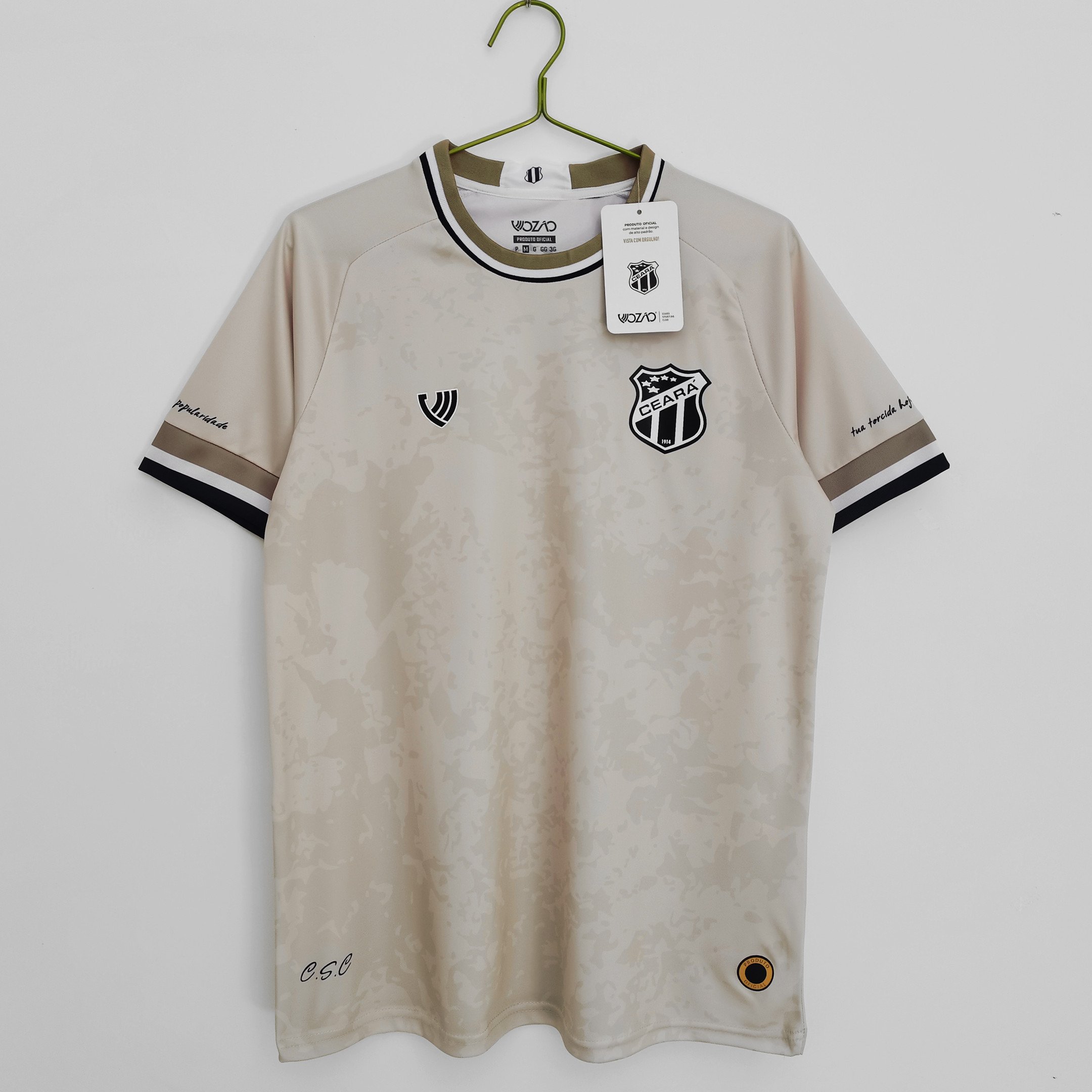 Ceará Sporting Club 2022/23 Third Retro Men Jersey - Beige