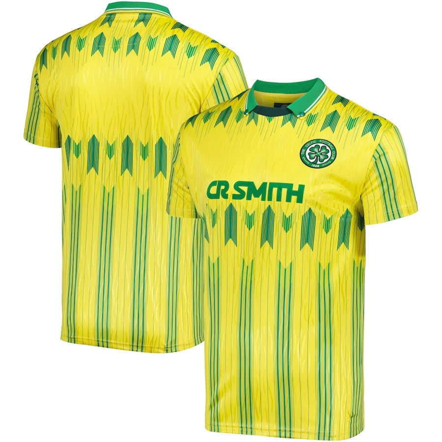 Celtic 1989-91 Away Jersey - Men, Yellow