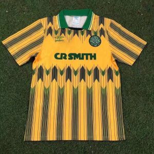 Celtic F.C. 1989/91 Away Retro Men Jersey - Yellow