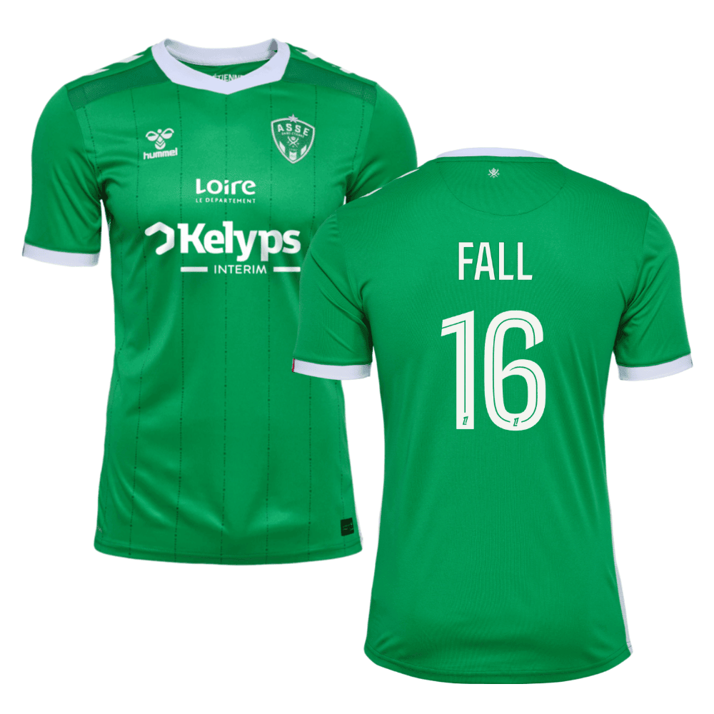 Cheikh Fall 16 AS Saint-Étienne 2024/25 Home Men Jersey - Green