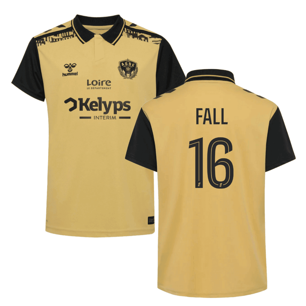 Cheikh Fall 16 AS Saint-Étienne 2024/25 Third Men Jersey - Yellow