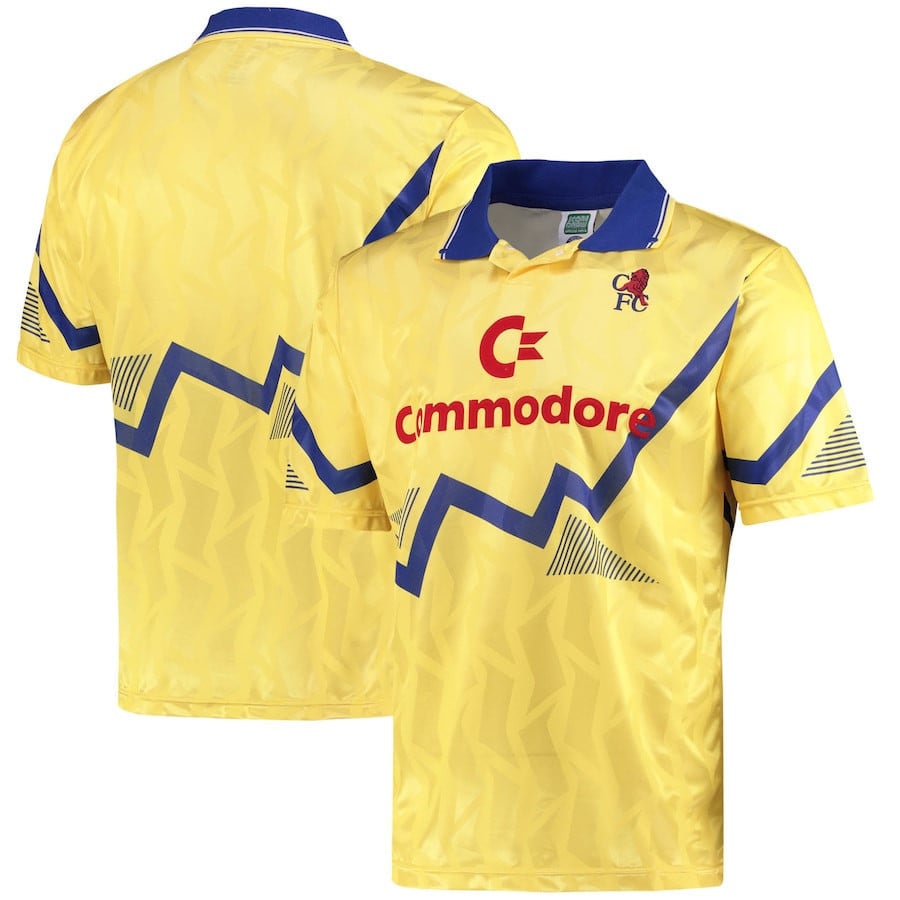 Chelsea 1990 Third Retro Jersey - Men, Yellow