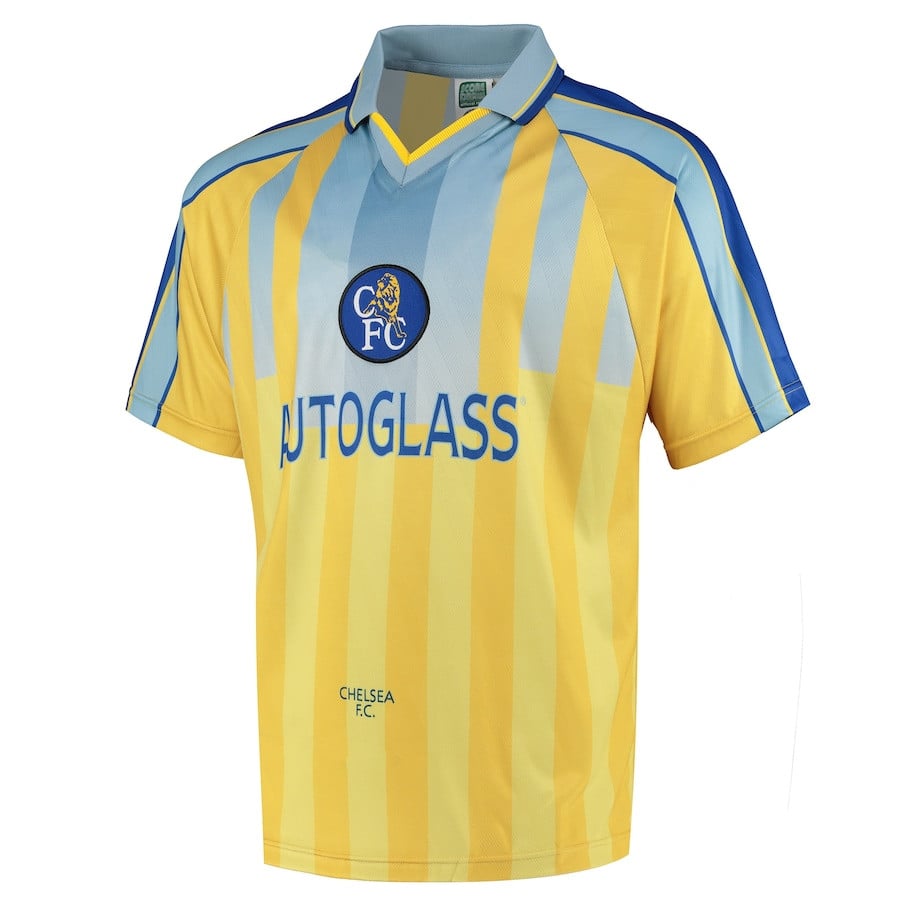 Chelsea 1998 Away Jersey - Men, Yellow