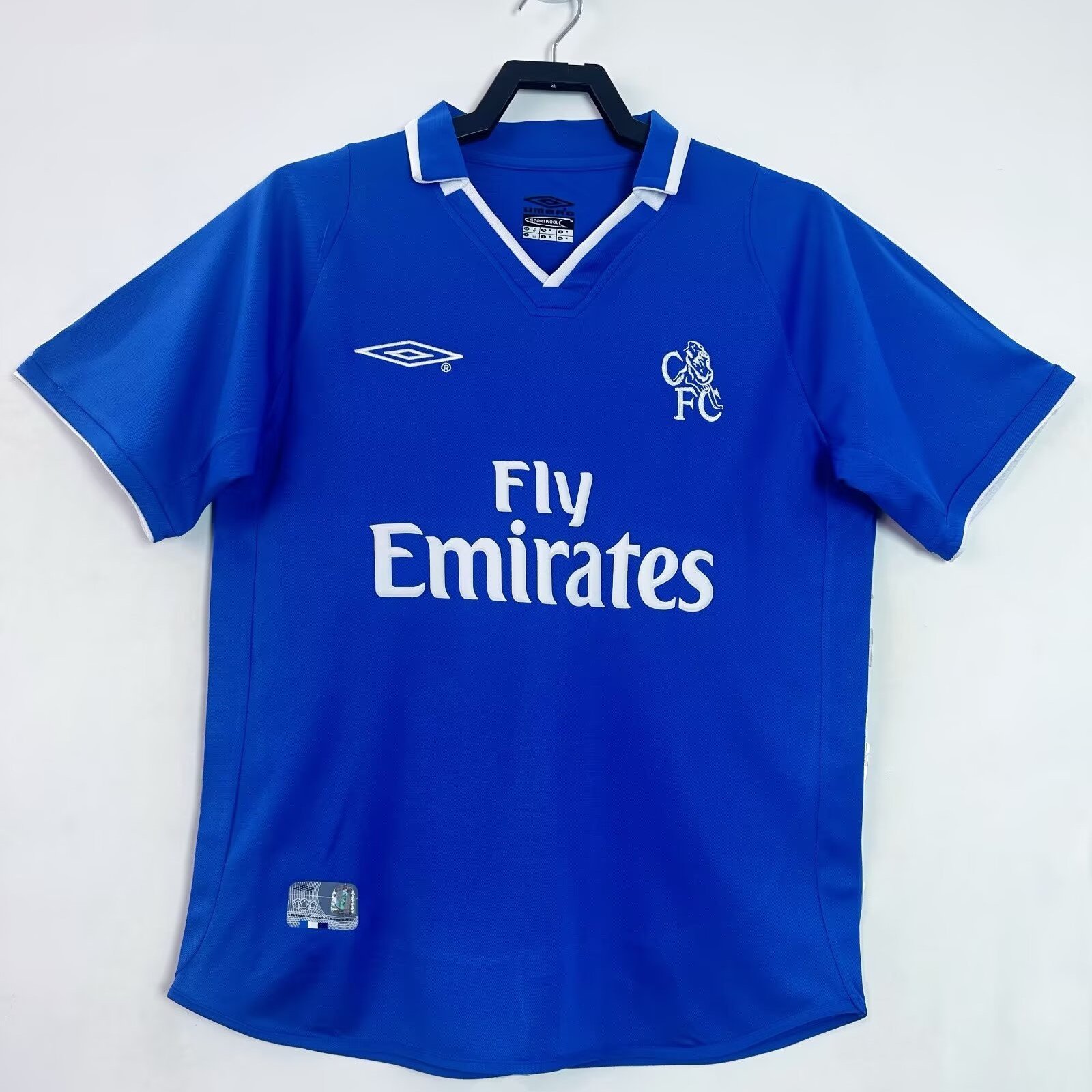 Chelsea 2001/03 Home Retro Men Jersey - Blue