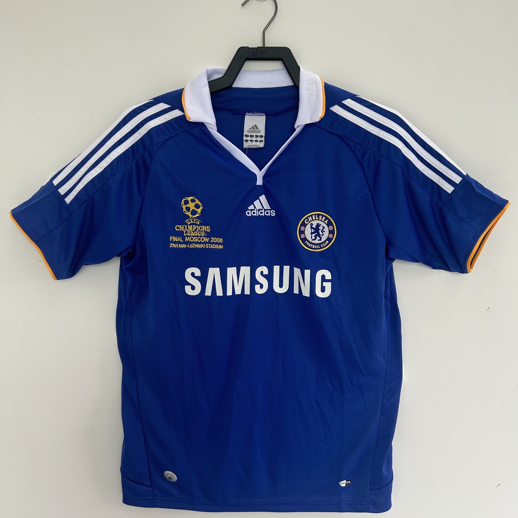 Chelsea 2007/08 Home Retro Men Jersey - Blue