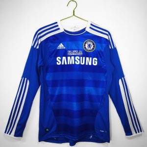 Chelsea 2011/12 Home Retro Long Sleeve Men Jersey - Blue