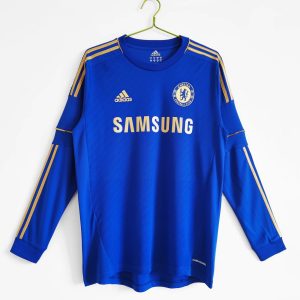 Chelsea 2012/13 Home Retro Long Sleeve Men Jersey - Blue