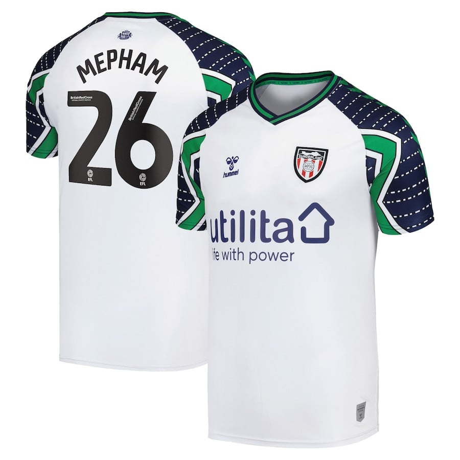 Chris Mepham 26 Sunderland A.F.C. 2024/25 Away Men Jersey - White