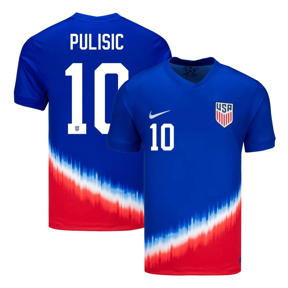 Christian Pulisic 10 USMNT 2024 American Icon Away Stadium Jersey - Men Blue
