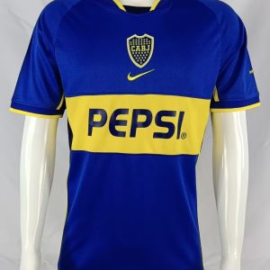 Club Atlético Boca Juniors 2002/03 Home Retro Men Jersey - Blue