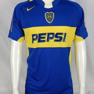 Club Atlético Boca Juniors 2004/05 Home Retro Men Jersey - Blue