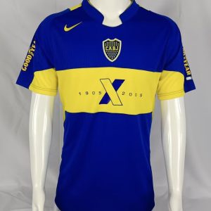 Club Atlético Boca Juniors 2005 100th Anniversary Retro Men Jersey - Blue