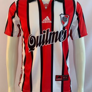 Club Atlético River Plate 1990/2000 Third Retro Men Jersey - White/Red/Black