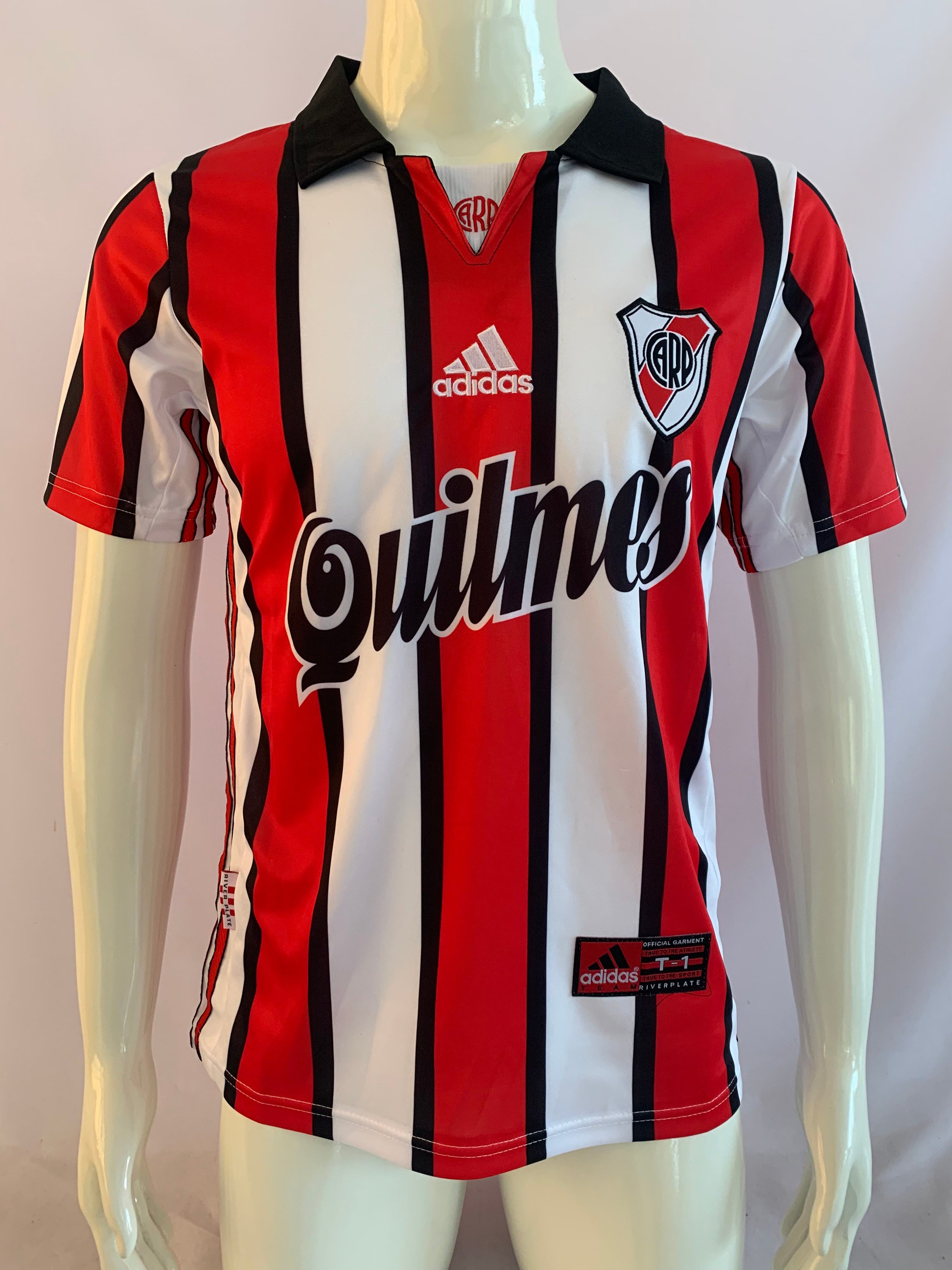 Club Atlético River Plate 1990/2000 Third Retro Men Jersey – White/Red/Black