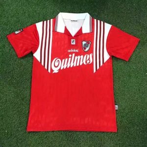 Club Atlético River Plate 1996/97 Away Retro Men Jersey - Red