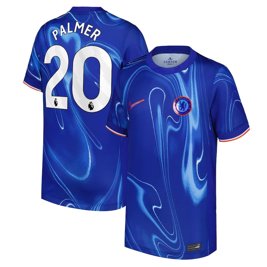 Cole Palmer 20 Chelsea 2024/25 Home YOUTH Jersey - Blue