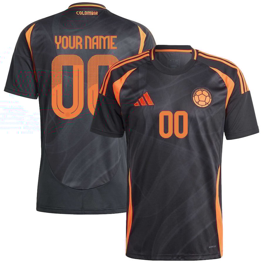 Colombia National Team 2024/25 Away Custom Men Jersey - Black