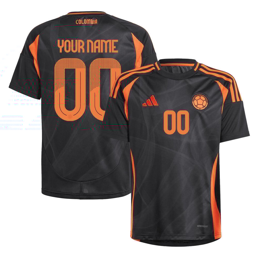 Colombia National Team 2024/25 Away Custom YOUTH Jersey - Black