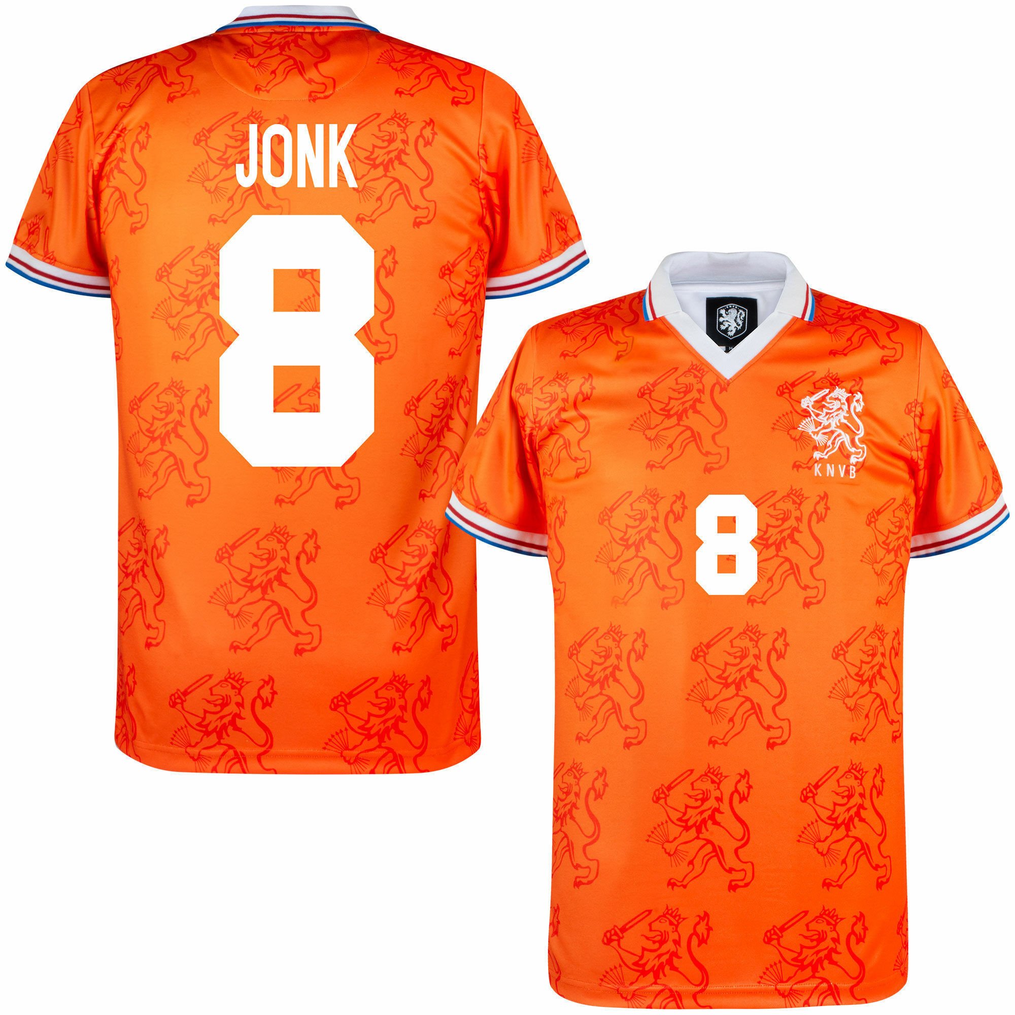 Copa 1994 Holland Home Jonk 8 Men Retro Jersey - Orange