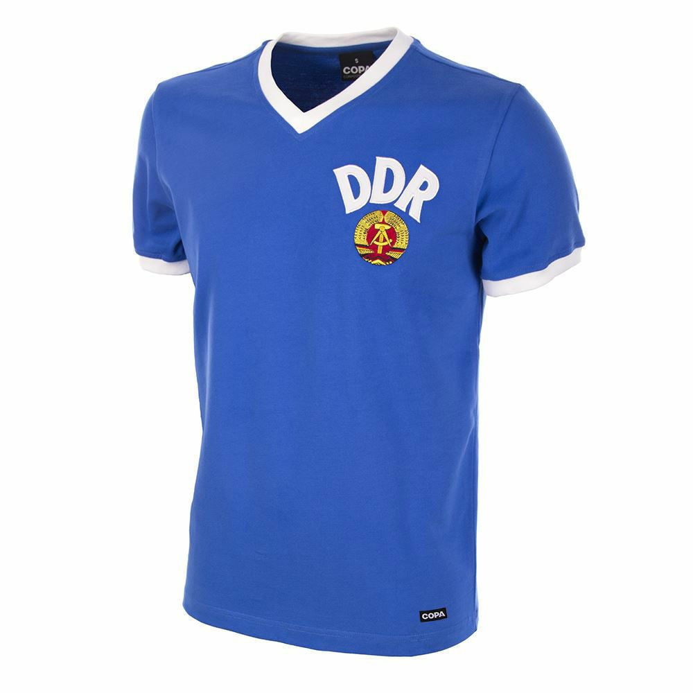 Copa DDR Home Retro Jersey World Cup 1974 - Men Blue