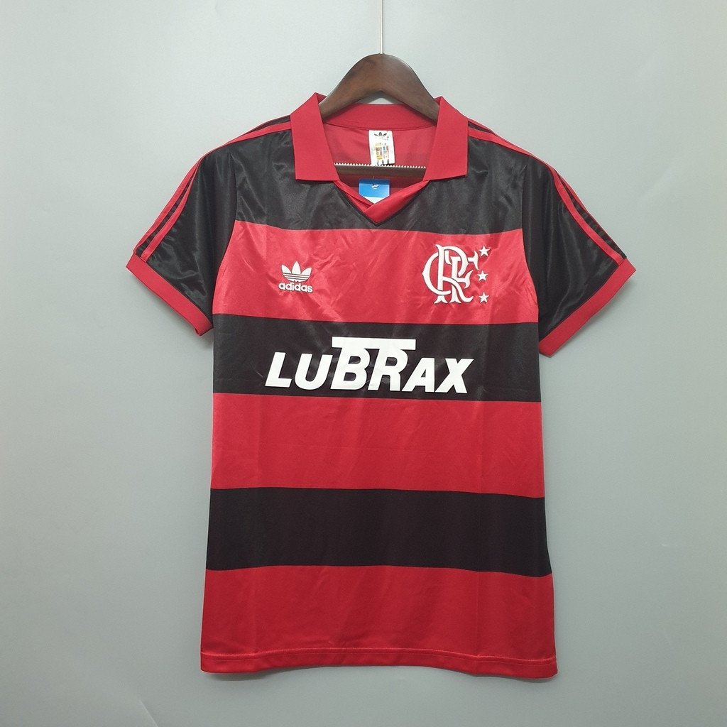 CR Flamengo 1988 Home Retro Men Jersey - Red/Black