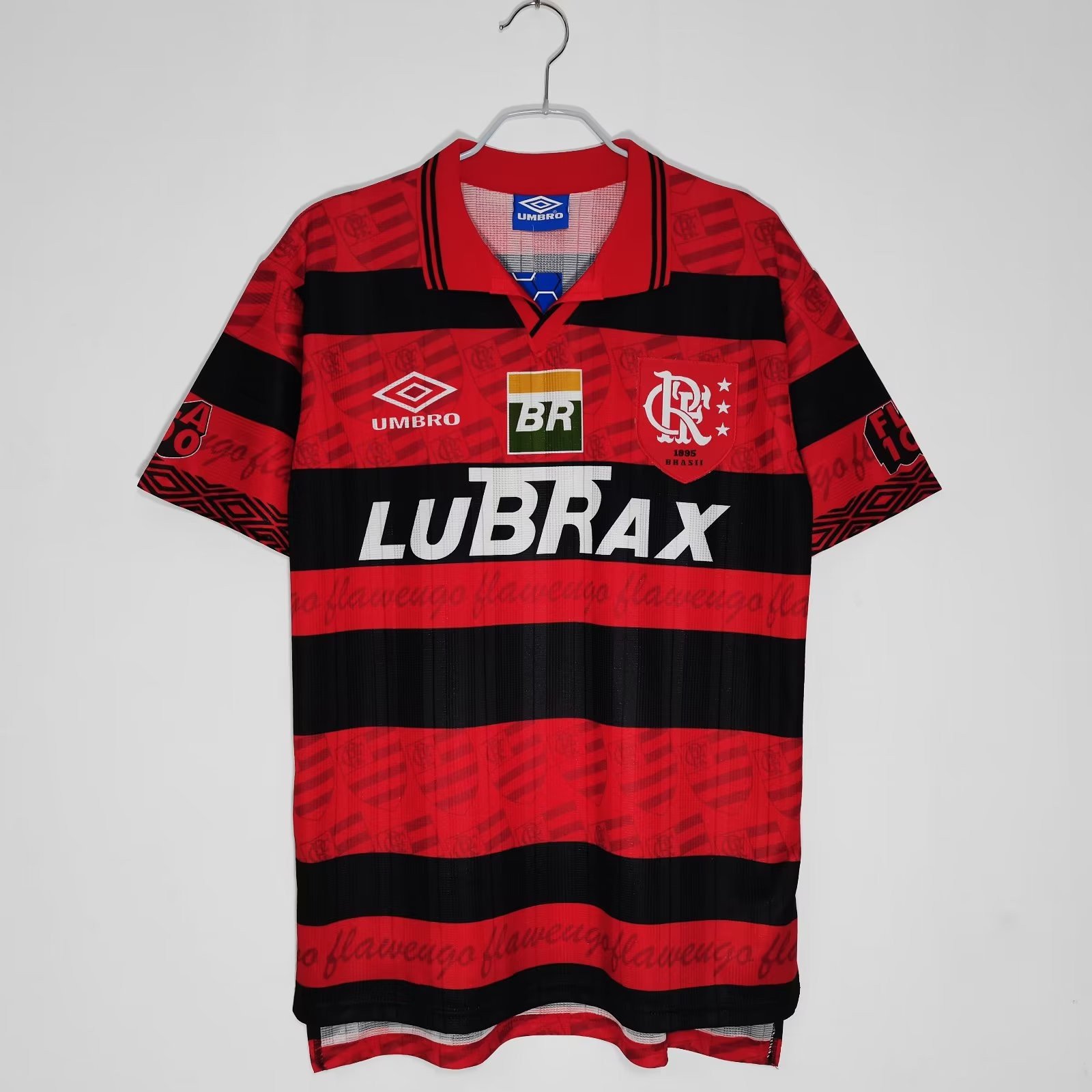 CR Flamengo 1995 Home Retro Men Jersey - Black/Red