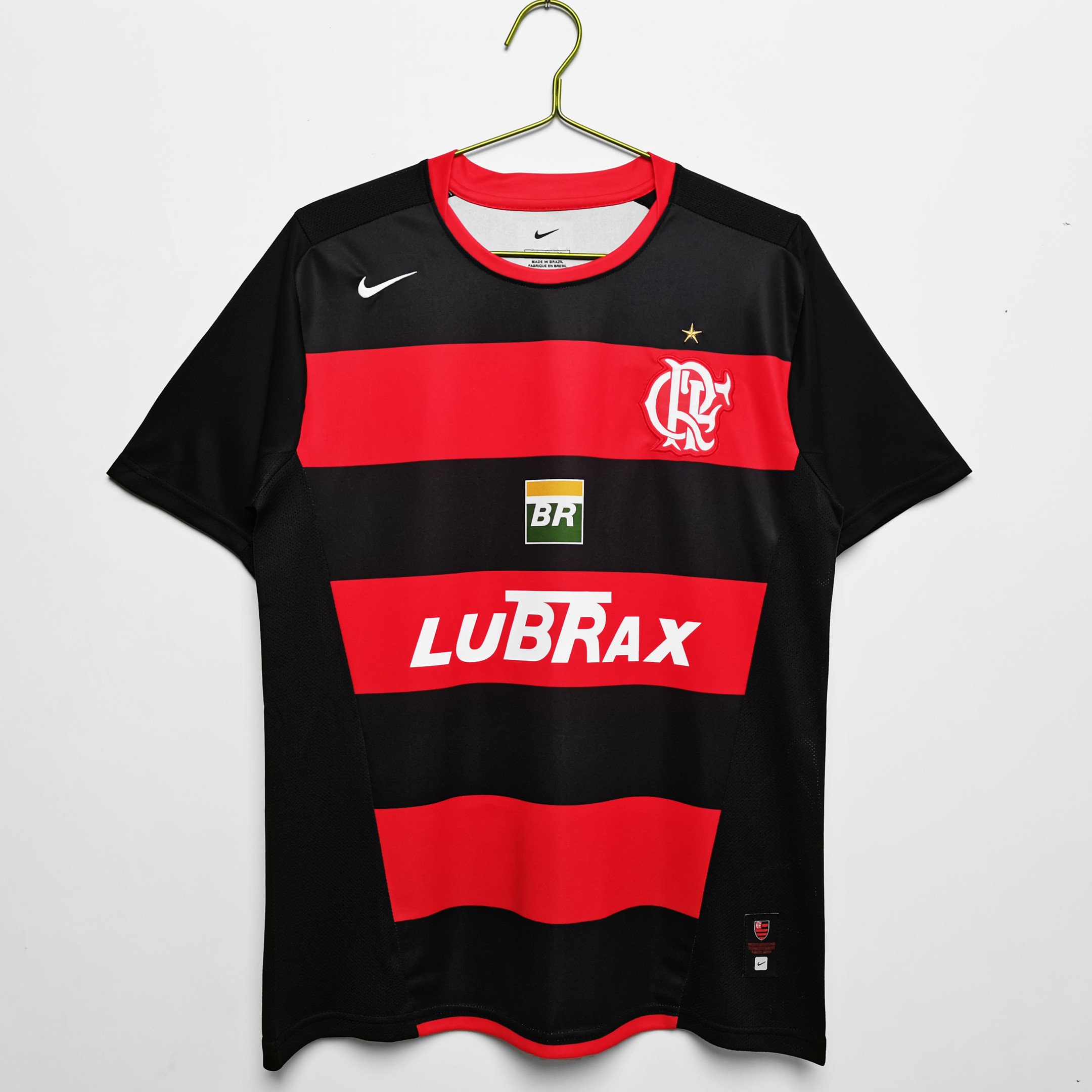 CR Flamengo 2002 Home Retro Men Jersey - Black/Red