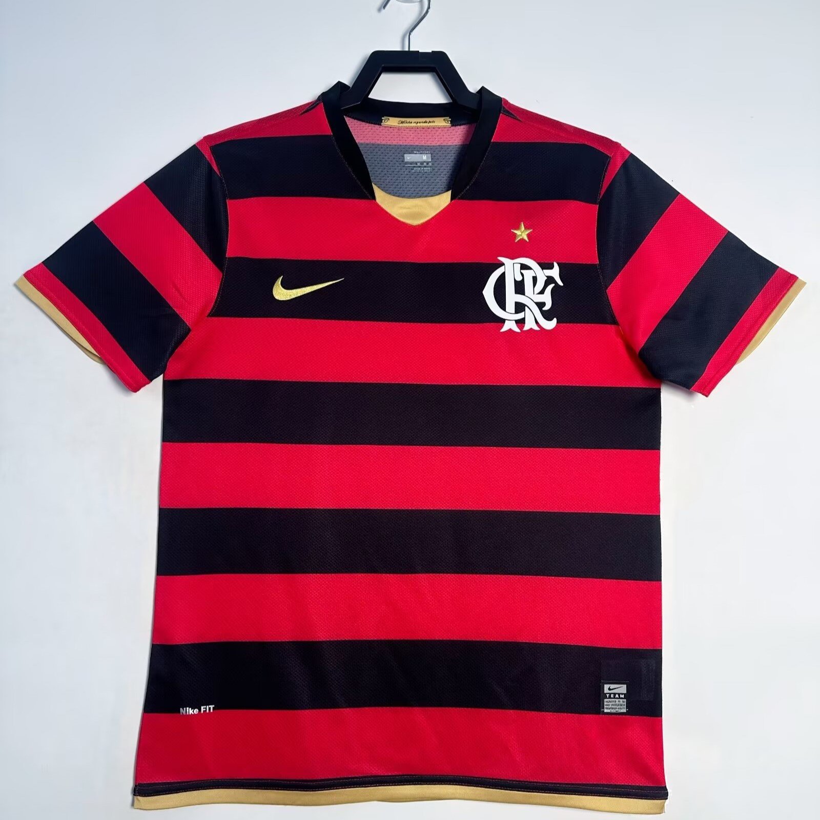 CR Flamengo 2008 Home Retro Men Jersey - Black/Red