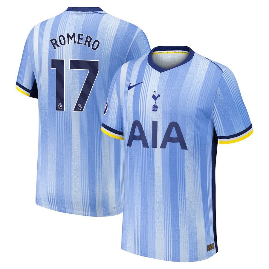 Cristian Romero 17 Tottenham Hotspur 2024/25 Away Men Jersey - Blue