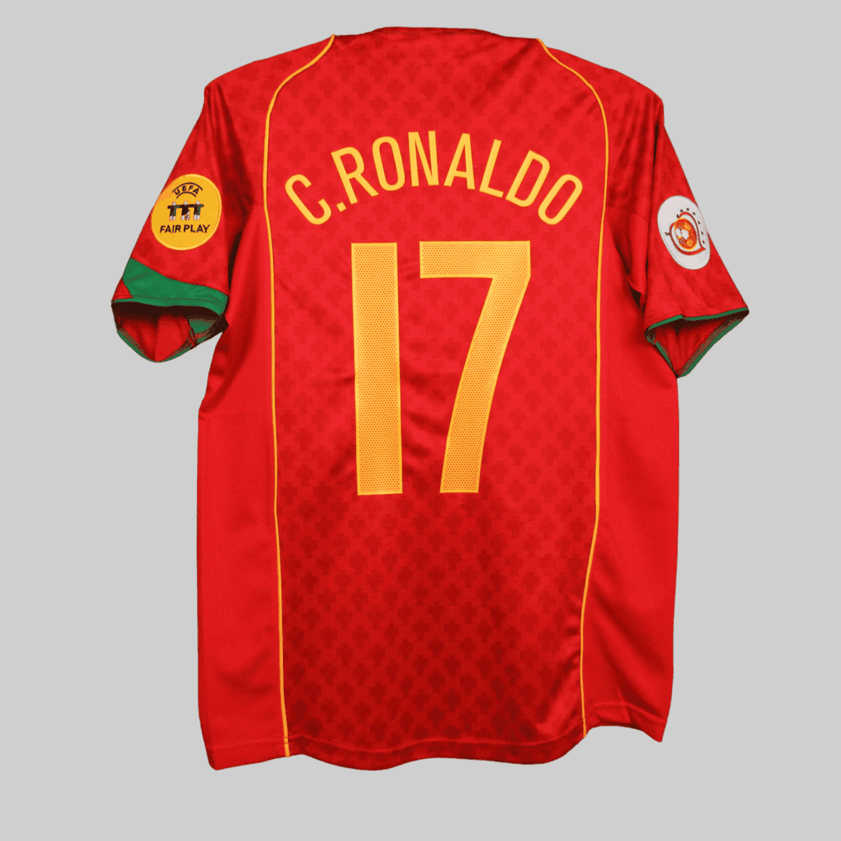 Cristiano Ronaldo 7 Portugal 2004 Home Retro Jersey - Men Red