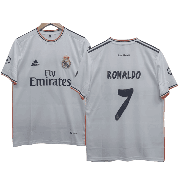 Cristiano Ronaldo Real Madrid 2013-14 Home Men Jersey - White
