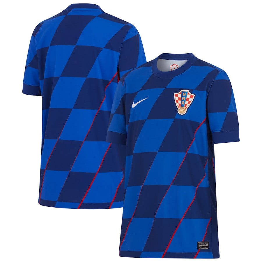 Croatia National Team 2024 Away YOUTH Jersey - Blue