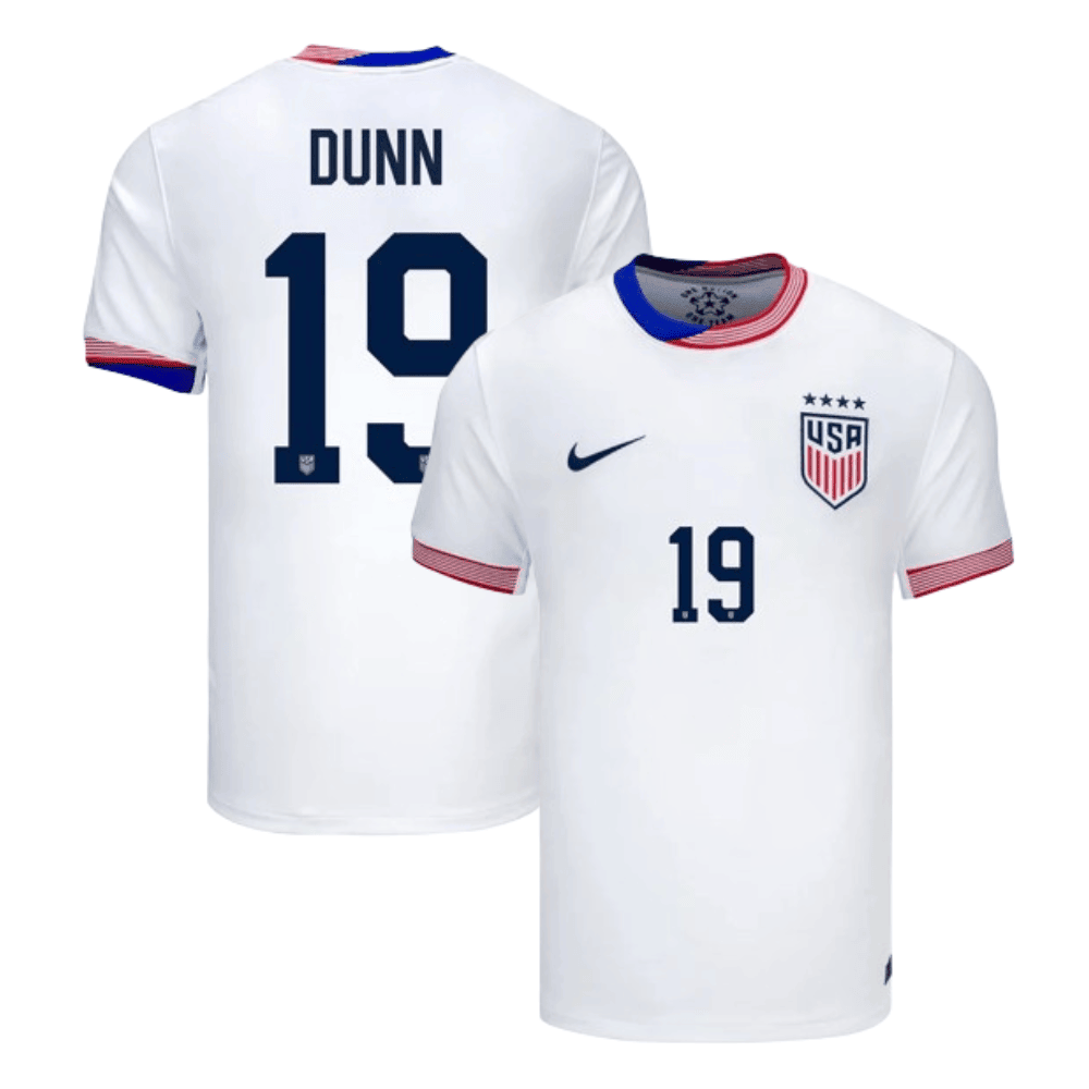 Crystal Dunn 19 USWNT 2024 American Classic Home Stadium Jersey - Men White