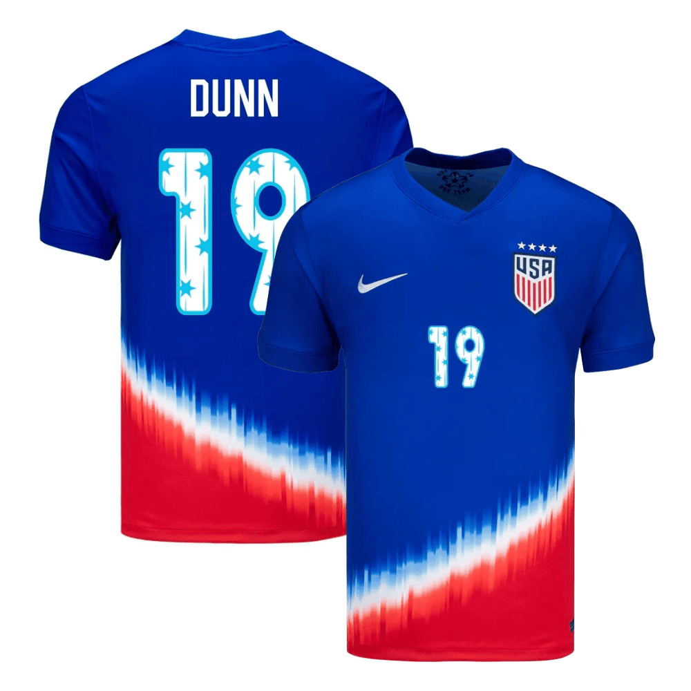 Crystal Dunn 19 USWNT 2024 SheBelieves Cup Away Stadium MEN Jersey