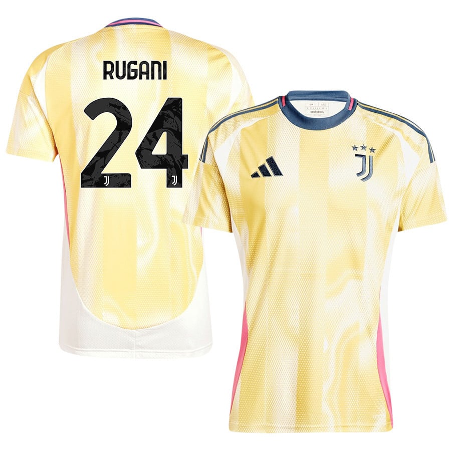 Daniele Rugani 24 Juventus 2024/25 Away Men Jersey - Yellow