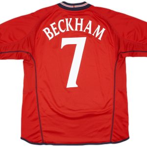 David Beckham 7 England 2002-2004 Away Retro Jersey - Men