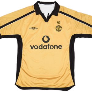 David Beckham 7 Manchester United 2001-02 Centenary Third Retro Jersey - Men