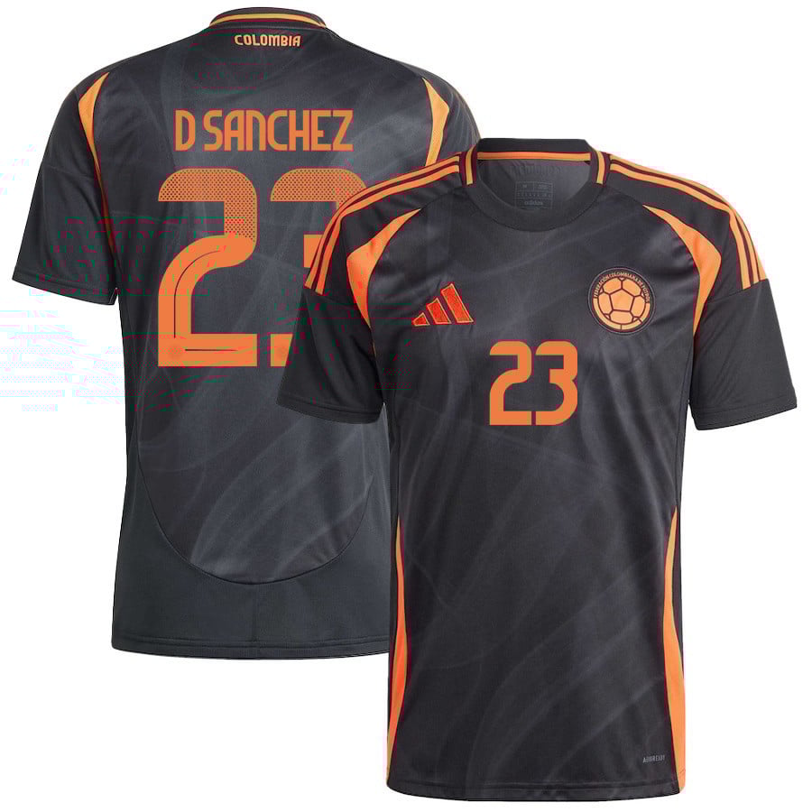 Davinson Sánchez 23 Colombia National Team 2024/25 Away Men Jersey - Black