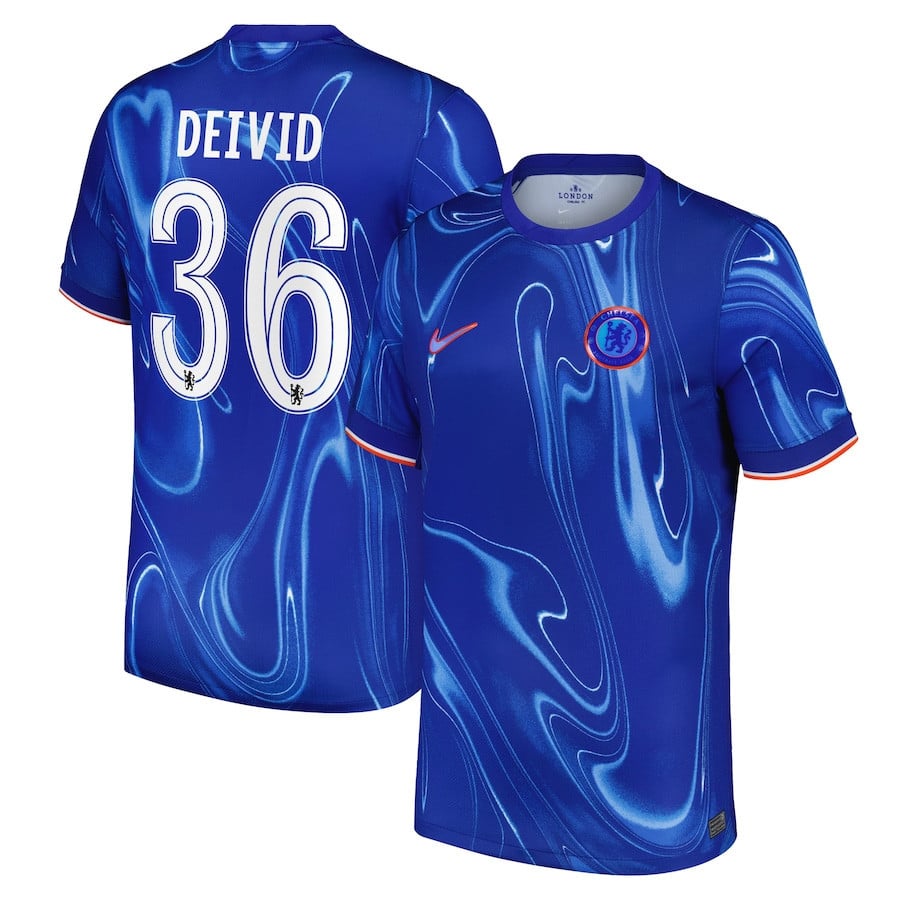 Deivid Washington 36 Chelsea Cup 2024/25 Home Men Jersey - Blue