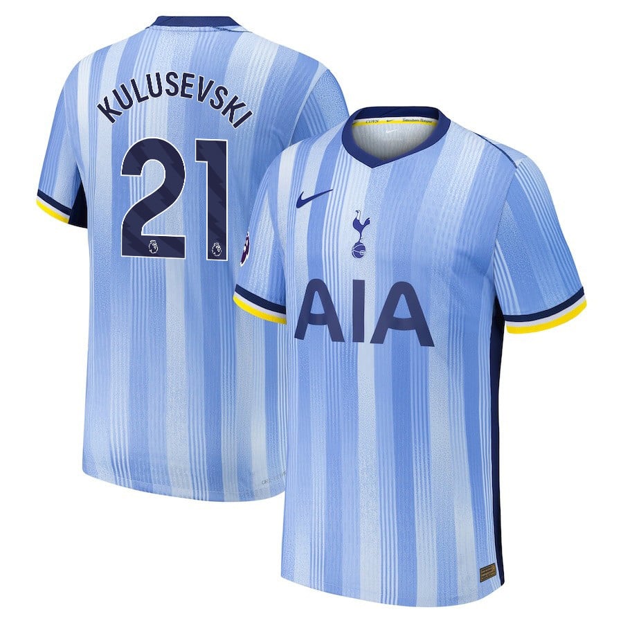 Dejan Kulusevski 21 Tottenham Hotspur 2024/25 Away Men Jersey - Blue