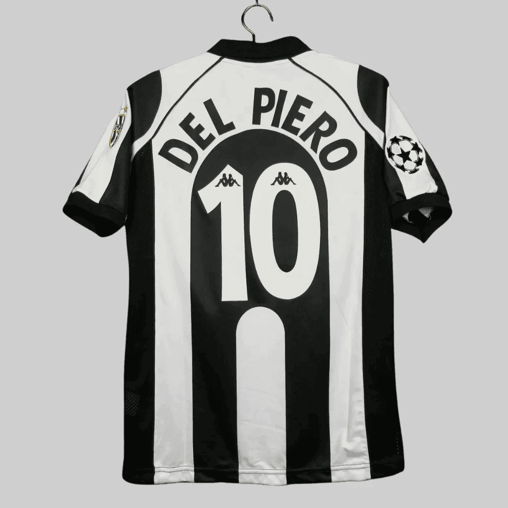 Del Piero 10 Juventus 1997-1998 Home Retro Jersey - Men