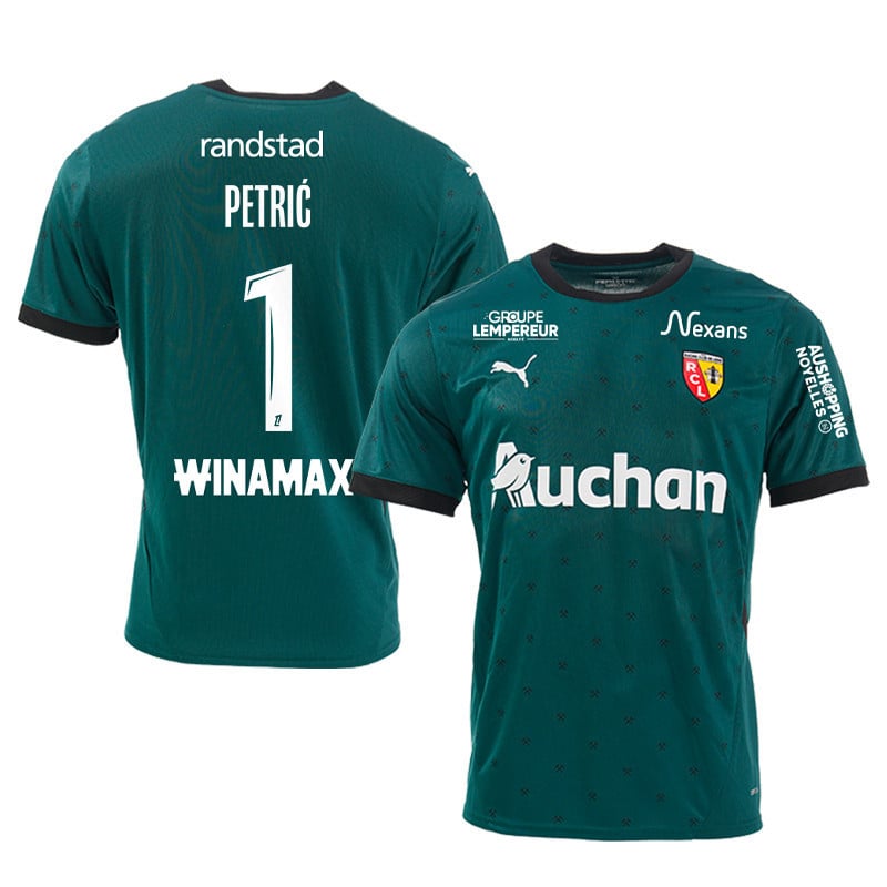 Denis Petrić 1 RC Lens 2024/25 Away Men Jersey - Green