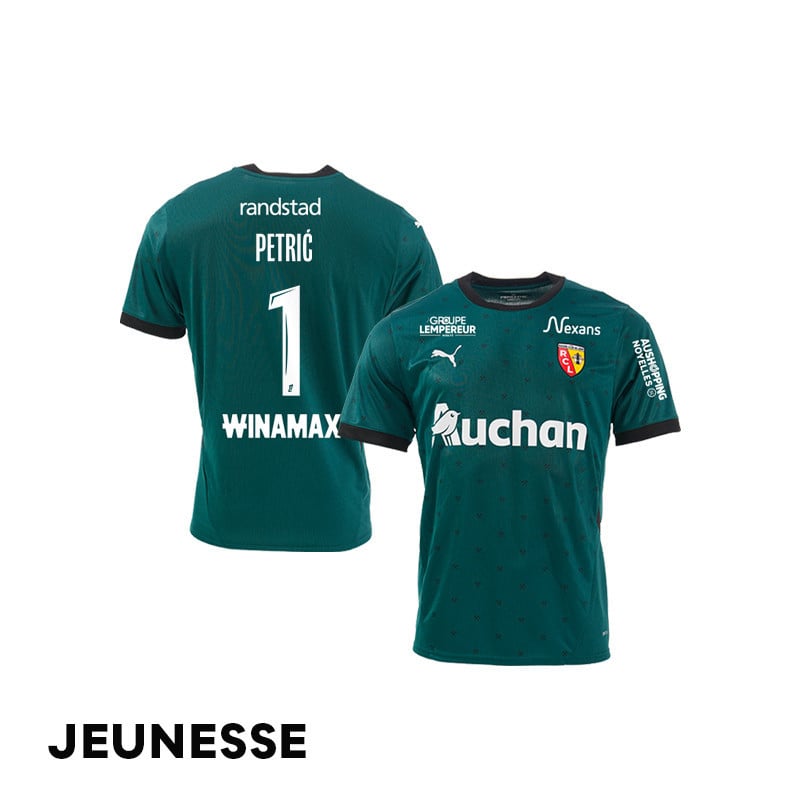 Denis Petrić 1 RC Lens 2024/25 Away YOUTH Jersey - Green