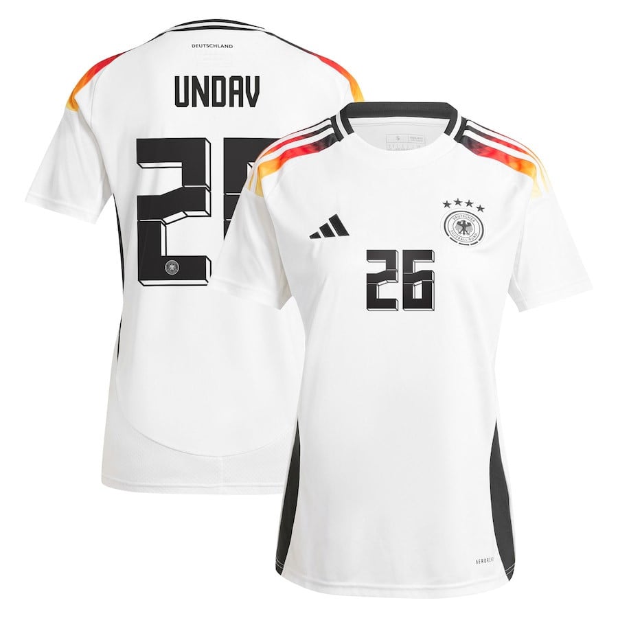 Deniz Undav 26 Germany National Team 2024 Home Women Jersey - White
