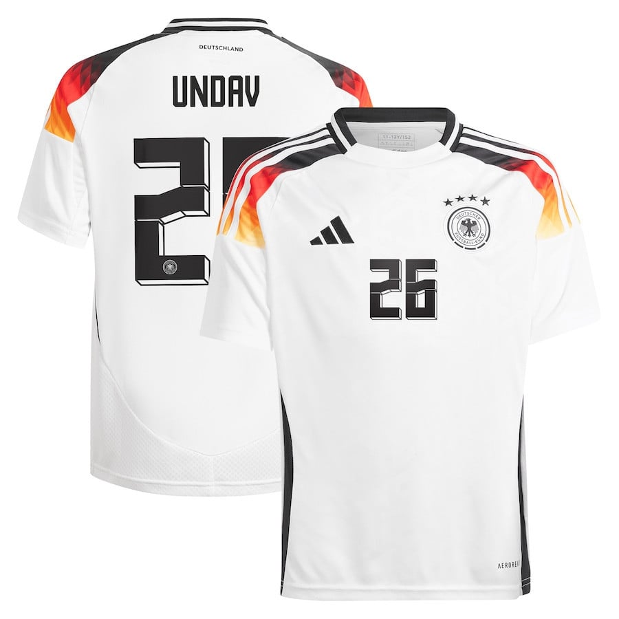 Deniz Undav 26 Germany National Team 2024 Home YOUTH Jersey - White