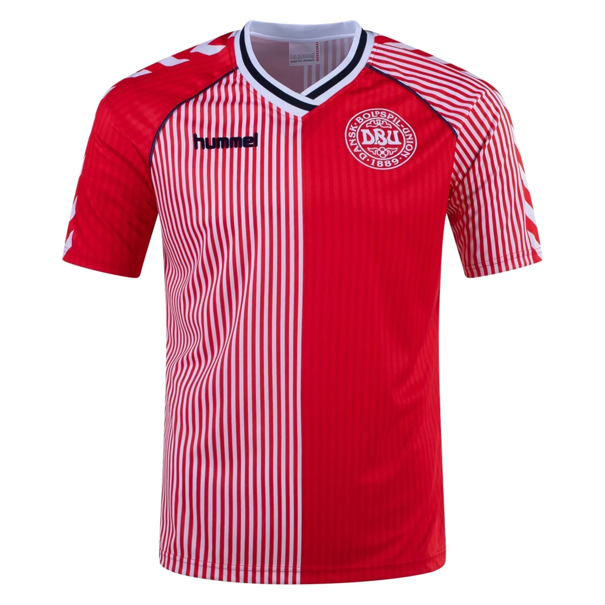 Denmark 1986 Home Men Retro Jersey - Red