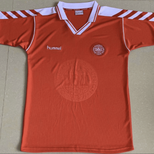 Denmark 1998 Home Retro Men Jersey - Red