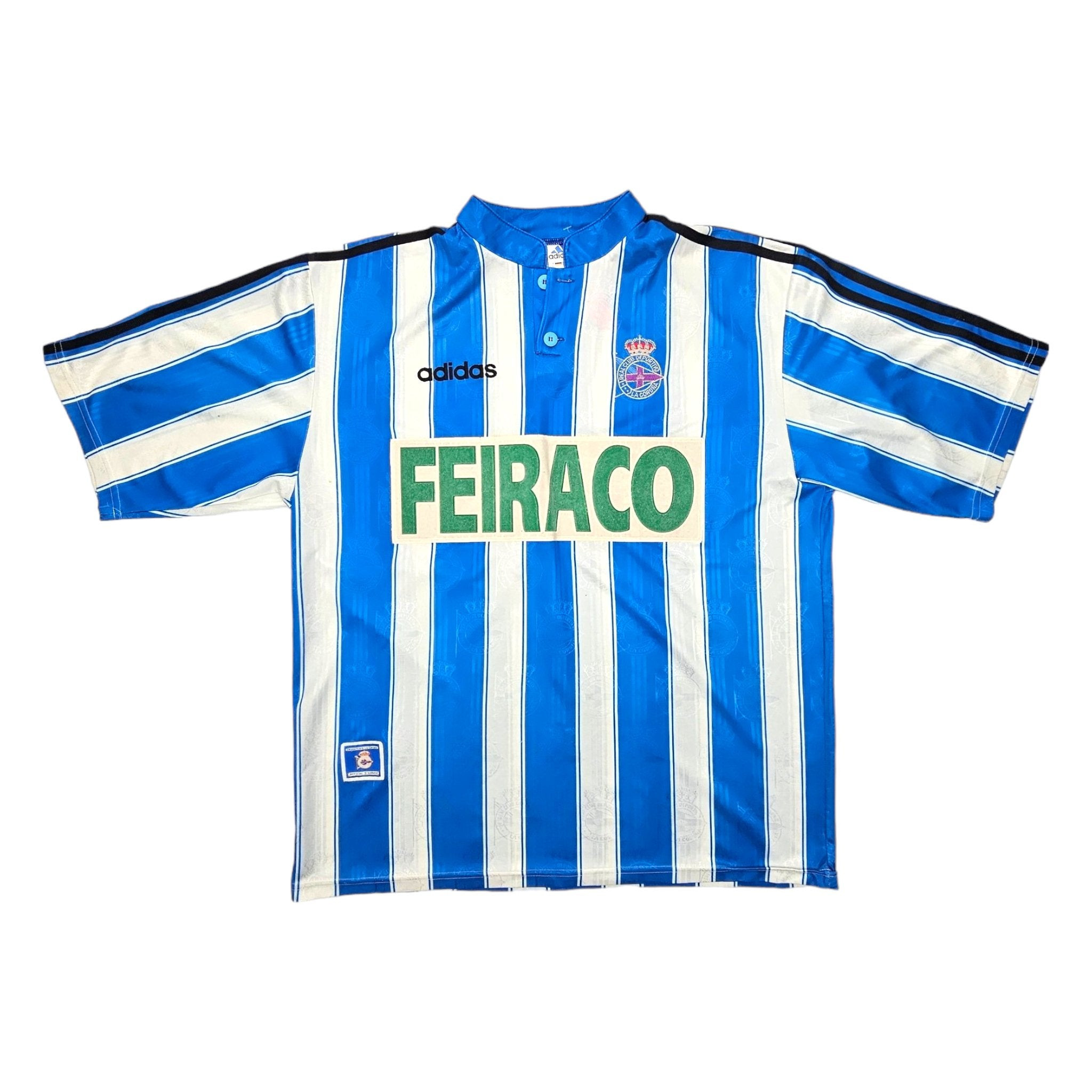 Deportivo de La Coruña 1997/98 Home Retro Men Jersey - White